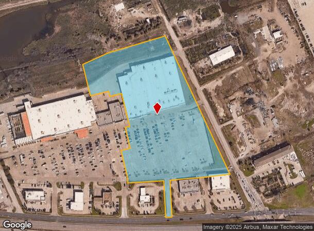  6128 Broadway St, Galveston, TX Parcel Map