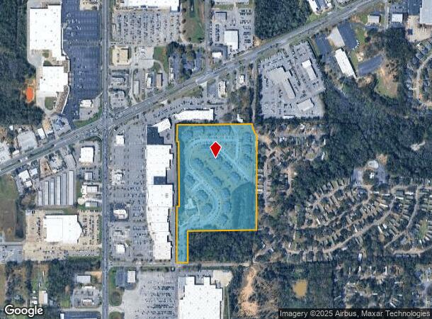 7720 Thomas Rd, Mobile, AL Parcel Map