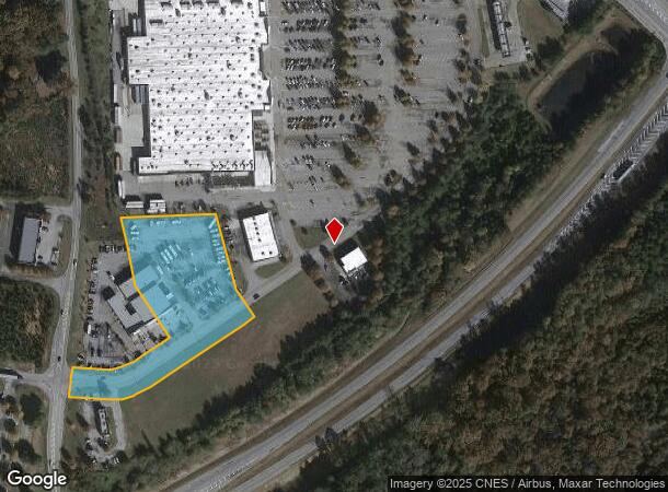  400 Walmart Ct, Eastanollee, GA Parcel Map