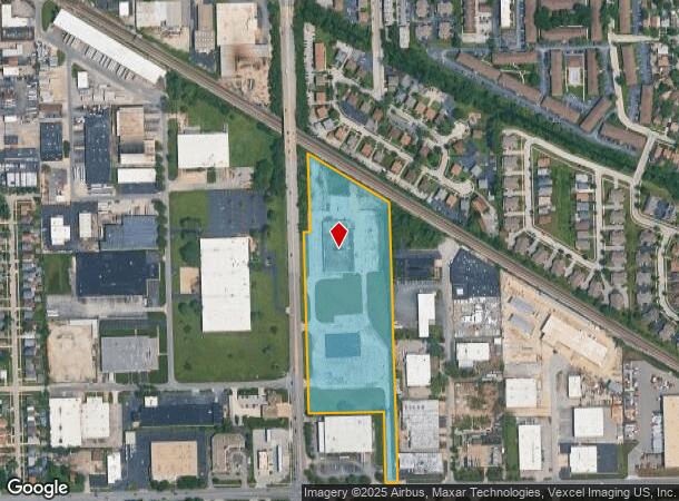 12501 S Pulaski Rd, Alsip, IL Parcel Map