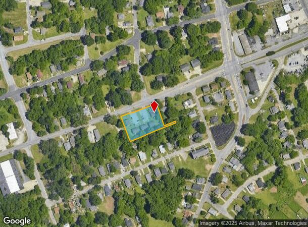  501 W Ward Ave, High Point, NC Parcel Map