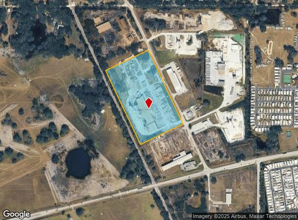 3749 Copeland Dr, Zephyrhills, FL Parcel Map