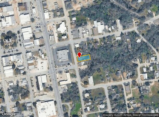  214 S Brazos St, Lockhart, TX Parcel Map
