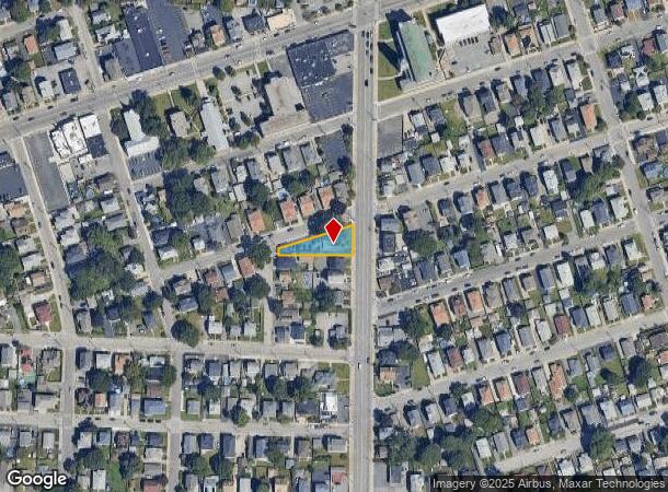 1168 Newport Ave, Pawtucket, RI Parcel Map