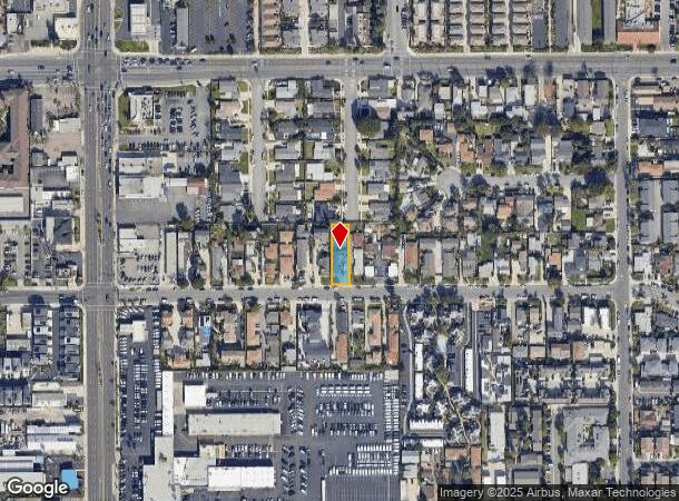  416 Hamilton St, Costa Mesa, CA Parcel Map