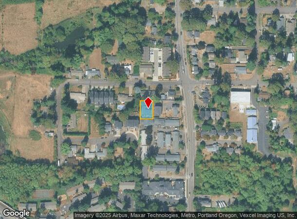  10829 Sw Hall Blvd, Portland, OR Parcel Map