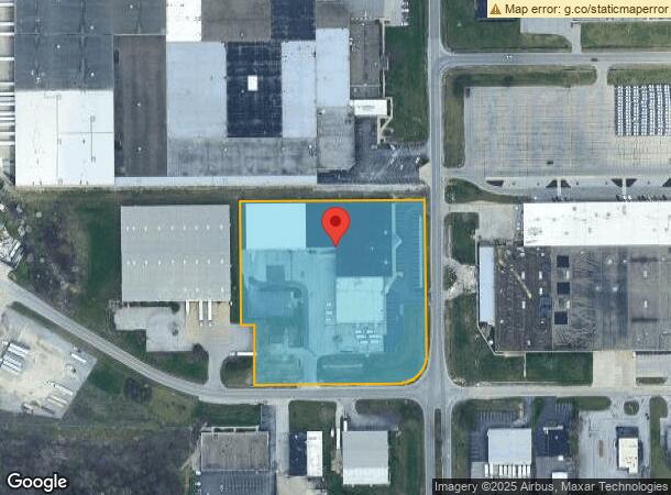  4621 Executive Blvd, Fort Wayne, IN Parcel Map