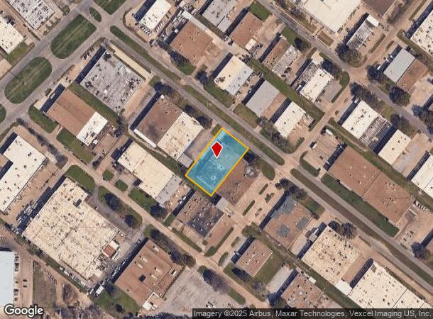  9119 Premier Row, Dallas, TX Parcel Map