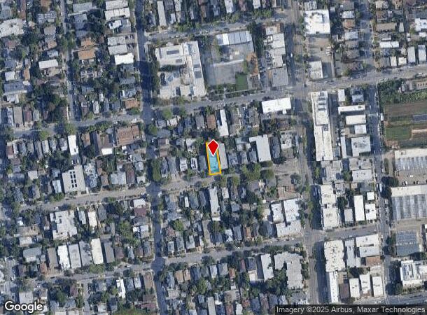  2021 Francisco St, Berkeley, CA Parcel Map