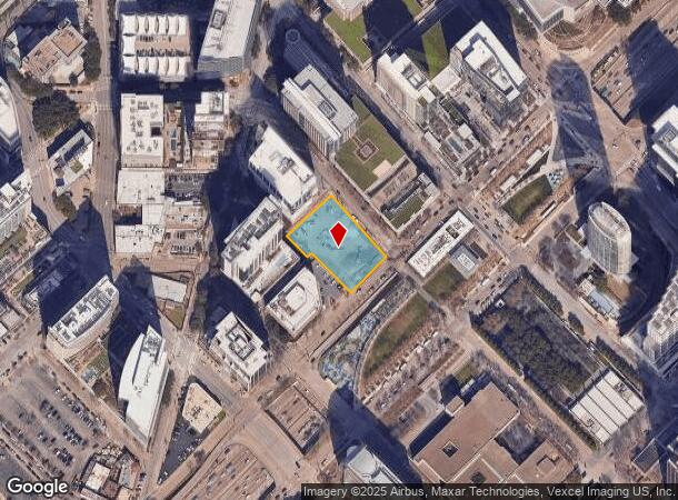 2121 N Harwood St, Dallas, TX Parcel Map