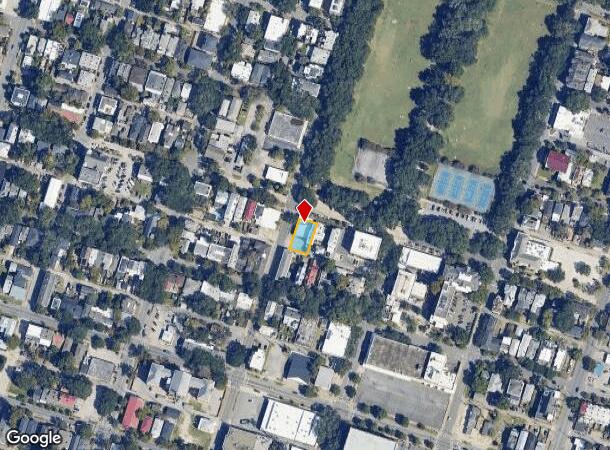  21 W Park Ave, Savannah, GA Parcel Map