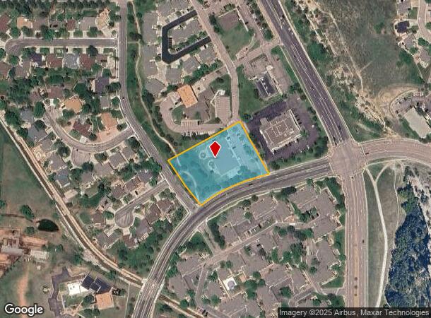 6610 Flying W Ranch Rd, Colorado Springs, CO Parcel Map