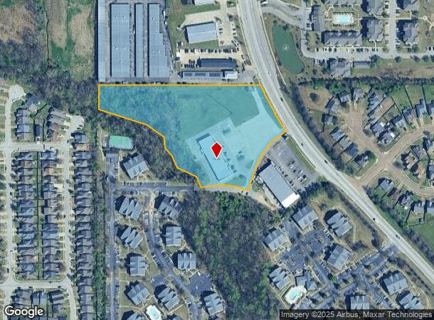  2845 N Houston Levee Rd, Cordova, TN Parcel Map