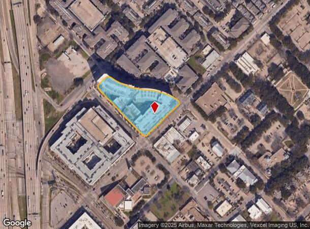  2727 Live Oak St, Dallas, TX Parcel Map