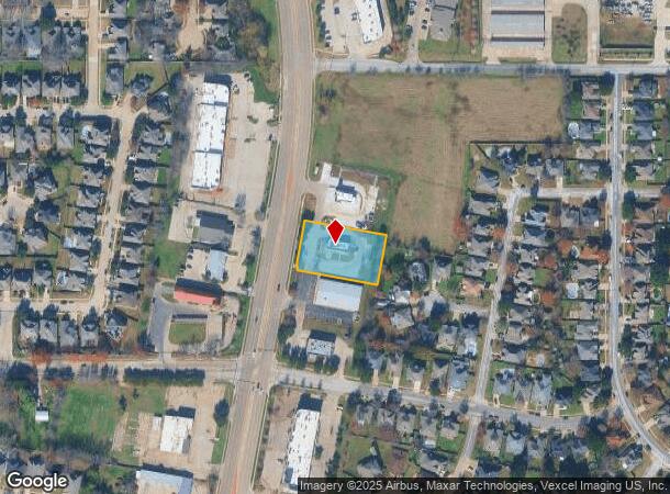 6301 S Cooper St, Arlington, TX Parcel Map