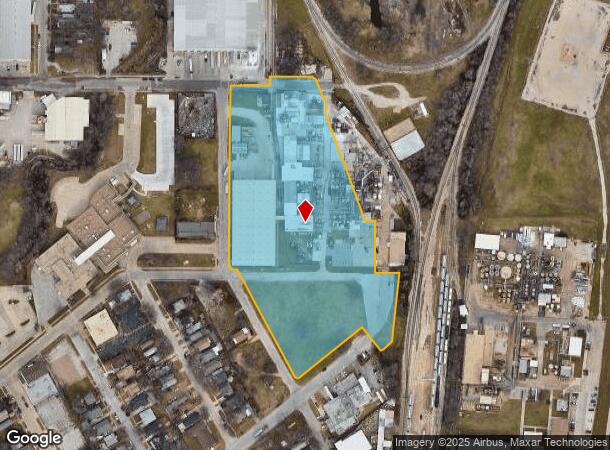  510 E Central Ave, Fort Worth, TX Parcel Map