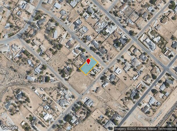  Sage St, Hesperia, CA Parcel Map