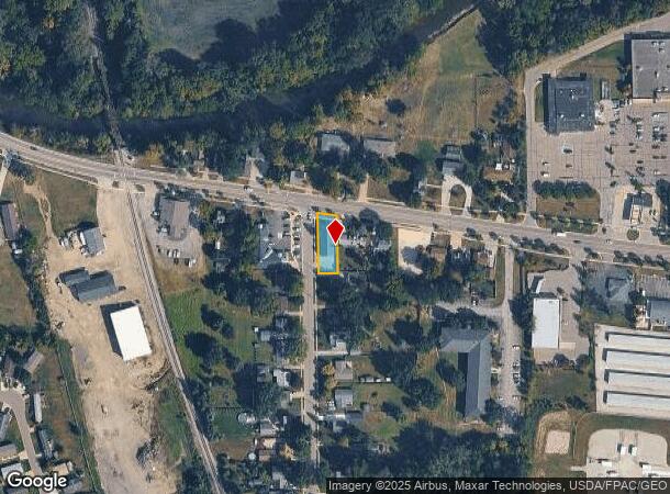 454 E Monroe St, Dundee, MI Parcel Map