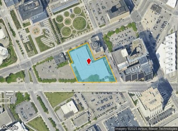  522 Michigan Ave, Detroit, MI Parcel Map