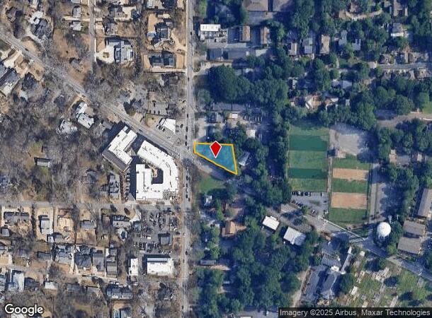  1197 Canton St, Roswell, GA Parcel Map