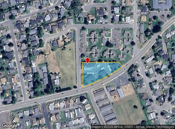  1347 E Central Ave, Sutherlin, OR Parcel Map