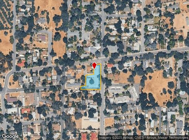601 N Montgomery St, Ojai, CA Parcel Map