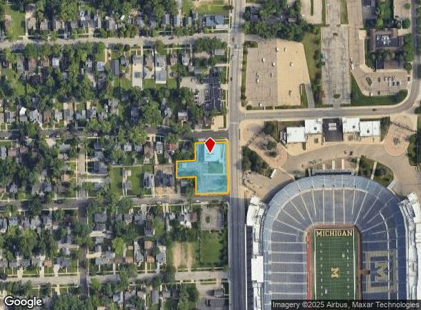  1100 S Main St, Ann Arbor, MI Parcel Map