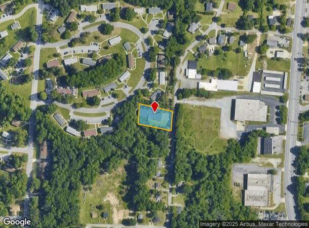  317 Hodgin St, High Point, NC Parcel Map