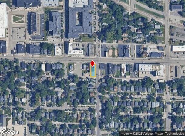  658 Michigan St Ne, Grand Rapids, MI Parcel Map