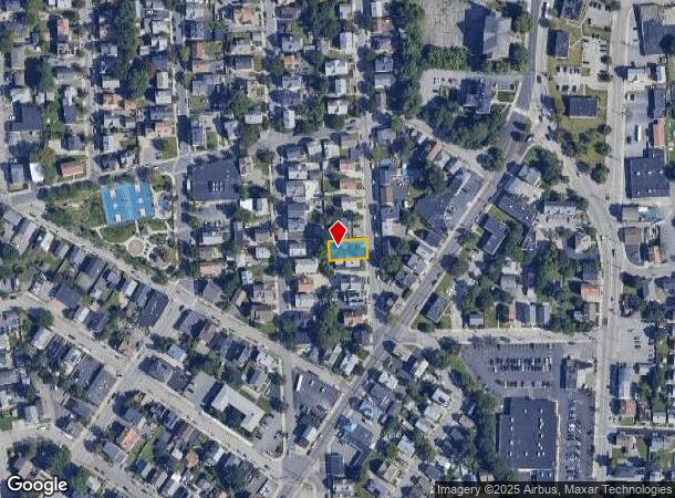 24 Pine St, Pawtucket, RI Parcel Map