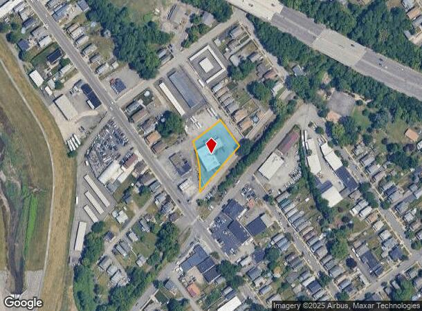  1 Fulton St, Luzerne, PA Parcel Map