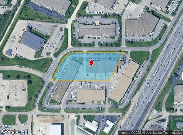 7161 E 87Th St, Indianapolis, IN Parcel Map