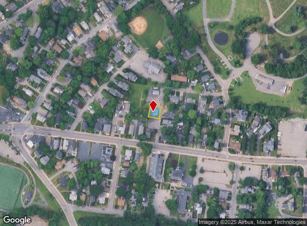  6 Allen Ln, Dedham, MA Parcel Map