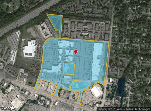  7614 Highway 70 S, Nashville, TN Parcel Map