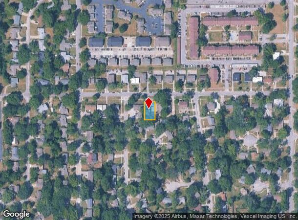 725 W 25Th St, Lawrence, KS Parcel Map