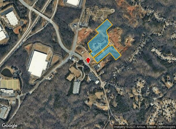 1000 Overbrook Dr, Flowery Branch, GA Parcel Map
