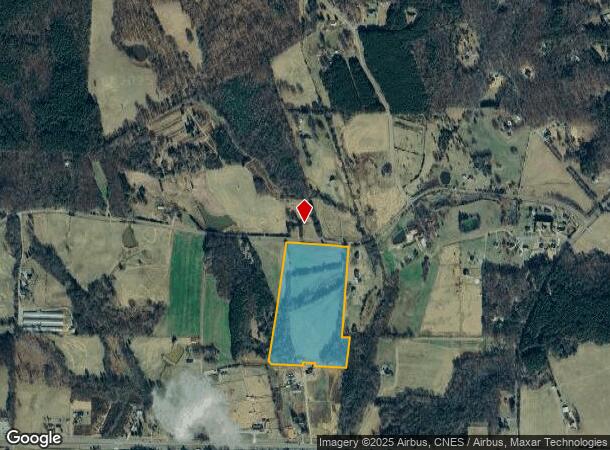  1454 Hillside Dairy Rd, Pittsboro, NC Parcel Map