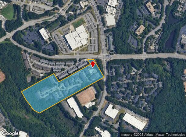 3920 Club Dr, Duluth, GA Parcel Map