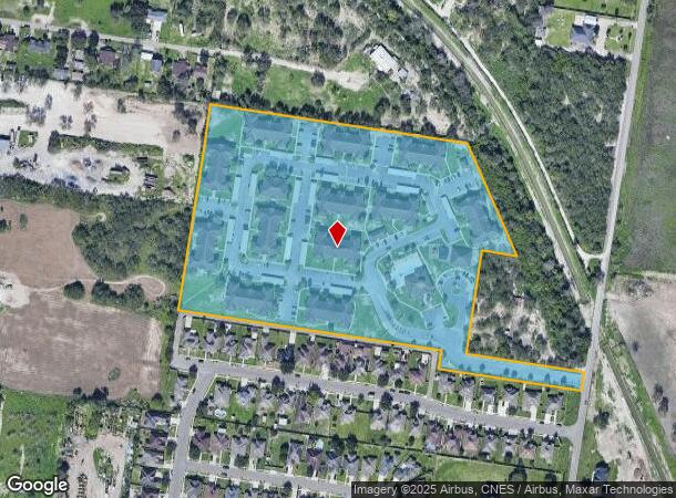  3401 N Mayberry Rd, Mission, TX Parcel Map