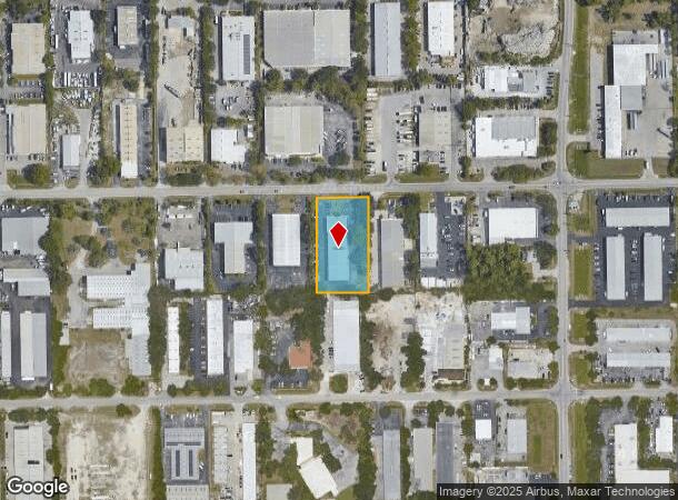  3884 Progress Ave, Naples, FL Parcel Map