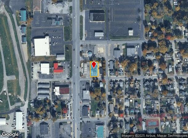  648 W Adams St, Franklin, IN Parcel Map
