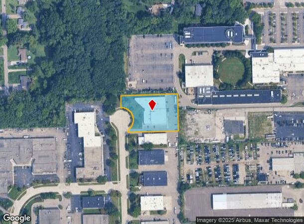  21520 Bridge St, Southfield, MI Parcel Map