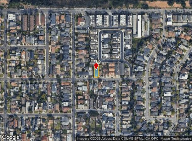 519 E Walnut Ave, El Segundo, CA Parcel Map