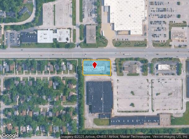 2520 Lincoln Hwy, Olympia Fields, IL Parcel Map