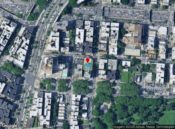  1665 Morris Ave, Bronx, NY Parcel Map