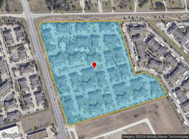  1805 S Egret Bay Blvd, League City, TX Parcel Map