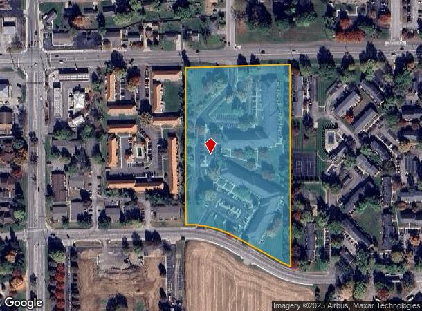 2351 Fairington Ct, Columbus, IN Parcel Map