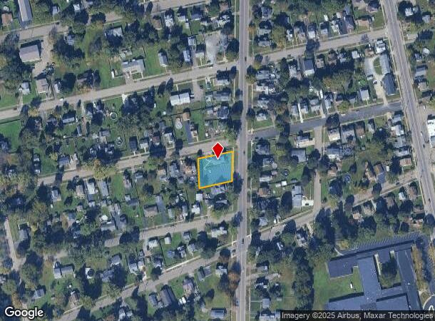 161 Oakwood Ave, Elmira, NY Parcel Map