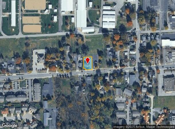 890 W Jefferson St, Franklin, IN Parcel Map