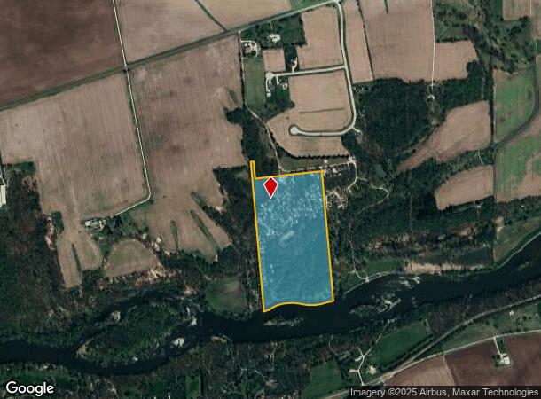 2838 N 4351St Rd Rd, Sheridan, IL Parcel Map